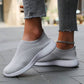 SHEIN Shein Womens Shoes 39 / Grey Casual Lightweight Breathable Slip-On Sneakers