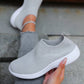 SHEIN Shein Womens Shoes 39 / Grey Casual Lightweight Breathable Slip-On Sneakers