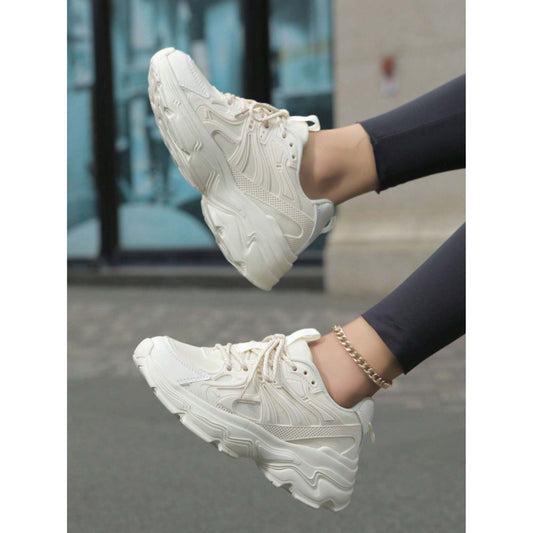 SHEIN Shein Womens Shoes 36 / Off-White Chunky Sneakers