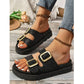 SHEIN Shein Womens Shoes 39 / Black SHEIN - 2024 Autumn Summer Fashion Women's Thick Bottom Slipper