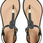 SHEIN Shein Womens Shoes 39 / Black SHEIN - Bird Design Sandals