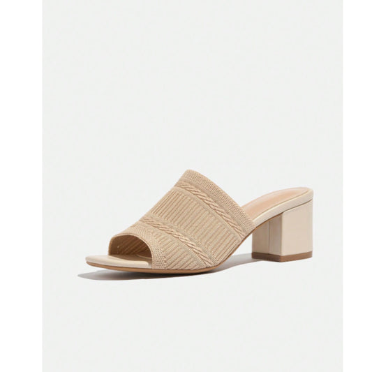 SHEIN Shein Womens Shoes 36 / Beige SHEIN - Comfortable Knit sandals