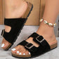 SHEIN Shein Womens Shoes 38 / Black SHEIN - Cork Footbed With Comfort Arch Support Slippers