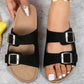 SHEIN Shein Womens Shoes 38 / Black SHEIN - Cork Footbed With Comfort Arch Support Slippers