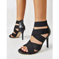 SHEIN Shein Womens Shoes 36 / Black SHEIN -  Elegant High sandals