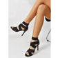 SHEIN Shein Womens Shoes 36 / Black SHEIN -  Elegant High sandals