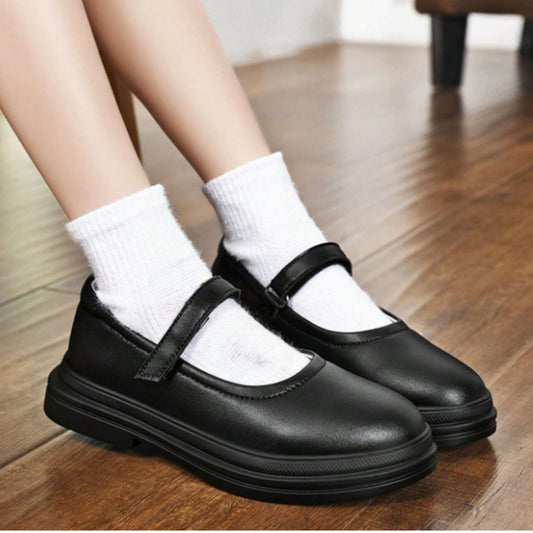 SHEIN Shein Womens Shoes 37 / Black SHEIN - Faux Leather Shoes