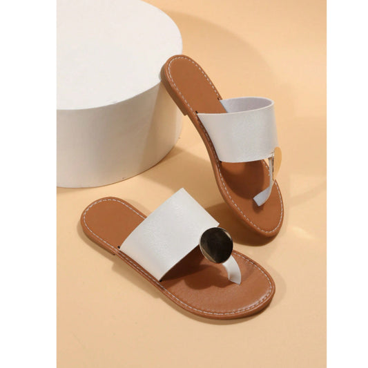SHEIN Shein Womens Shoes 42 / Multi-Color SHEIN - Faux leather slipper
