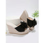 SHEIN Shein Womens Shoes 40 / Black SHEIN - Flower Decor Sandals