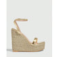 SHEIN Shein Womens Shoes 40 / Gold SHEIN -  Gold Platform Ankle Strap Pumps