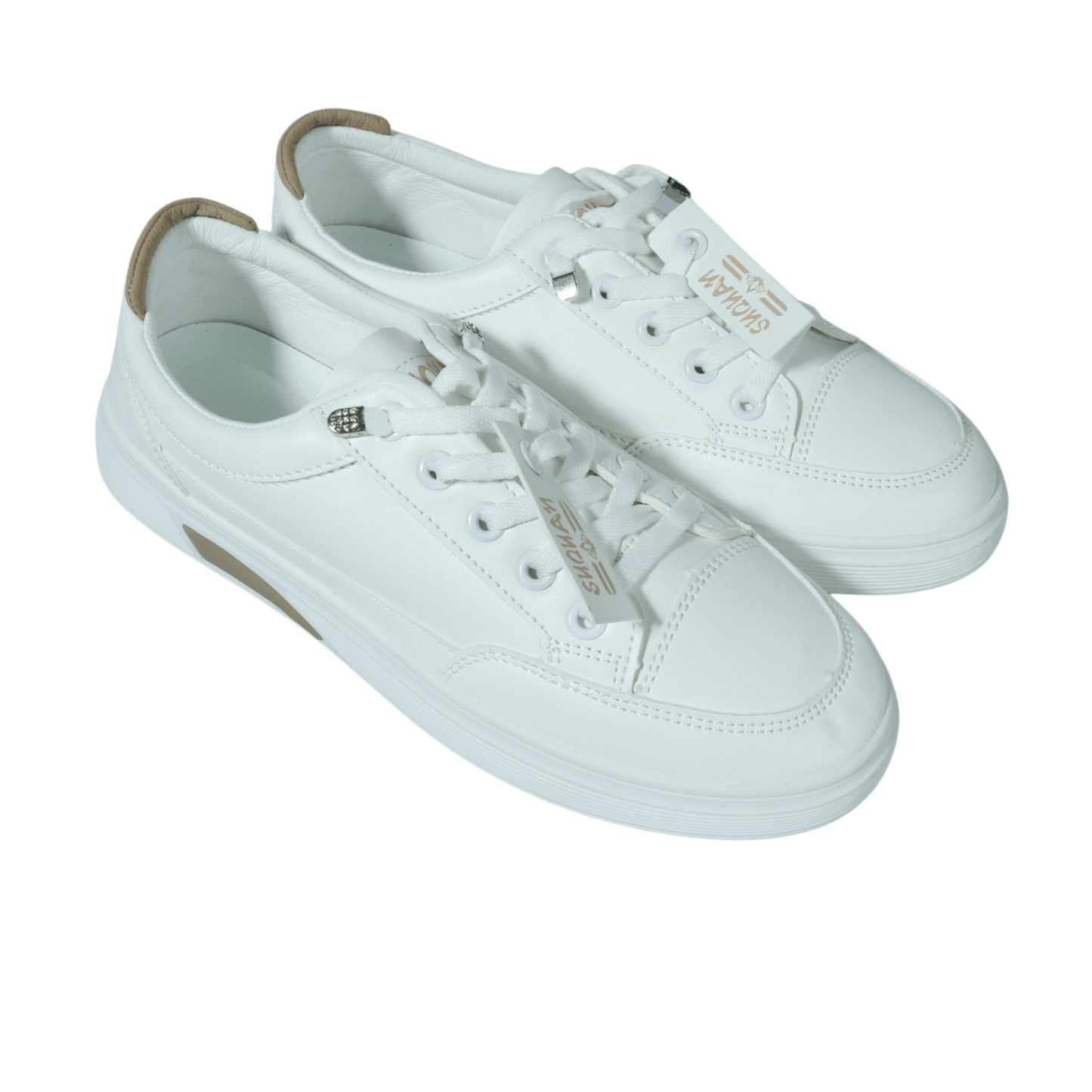 SHEIN Shein Womens Shoes 40 / White SHEIN - Lace detail sneakers