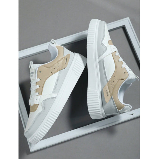 SHEIN Shein Womens Shoes 41 / Multi-Color SHEIN - Lace up Edge sneakers