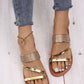 SHEIN Shein Womens Shoes SHEIN - Metallic Rhinestone Décor Slide Slipper