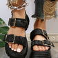 SHEIN Shein Womens Shoes 39 / Black SHEIN - Multiple Strap Sandals