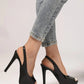 SHEIN Shein Womens Shoes 38 / Black SHEIN - Peep Toe Platform  Stiletto Heeled Pumps, Elegant Black Pumps