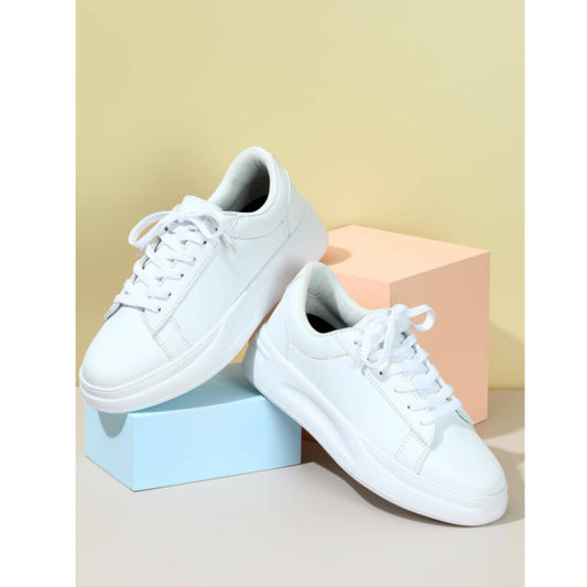 SHEIN Shein Womens Shoes 38 / White SHEIN - Plain sneakers