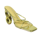 SHEIN Shein Womens Shoes 40 / Gold SHEIN - Pointed Toe Gold High Heel Sandals