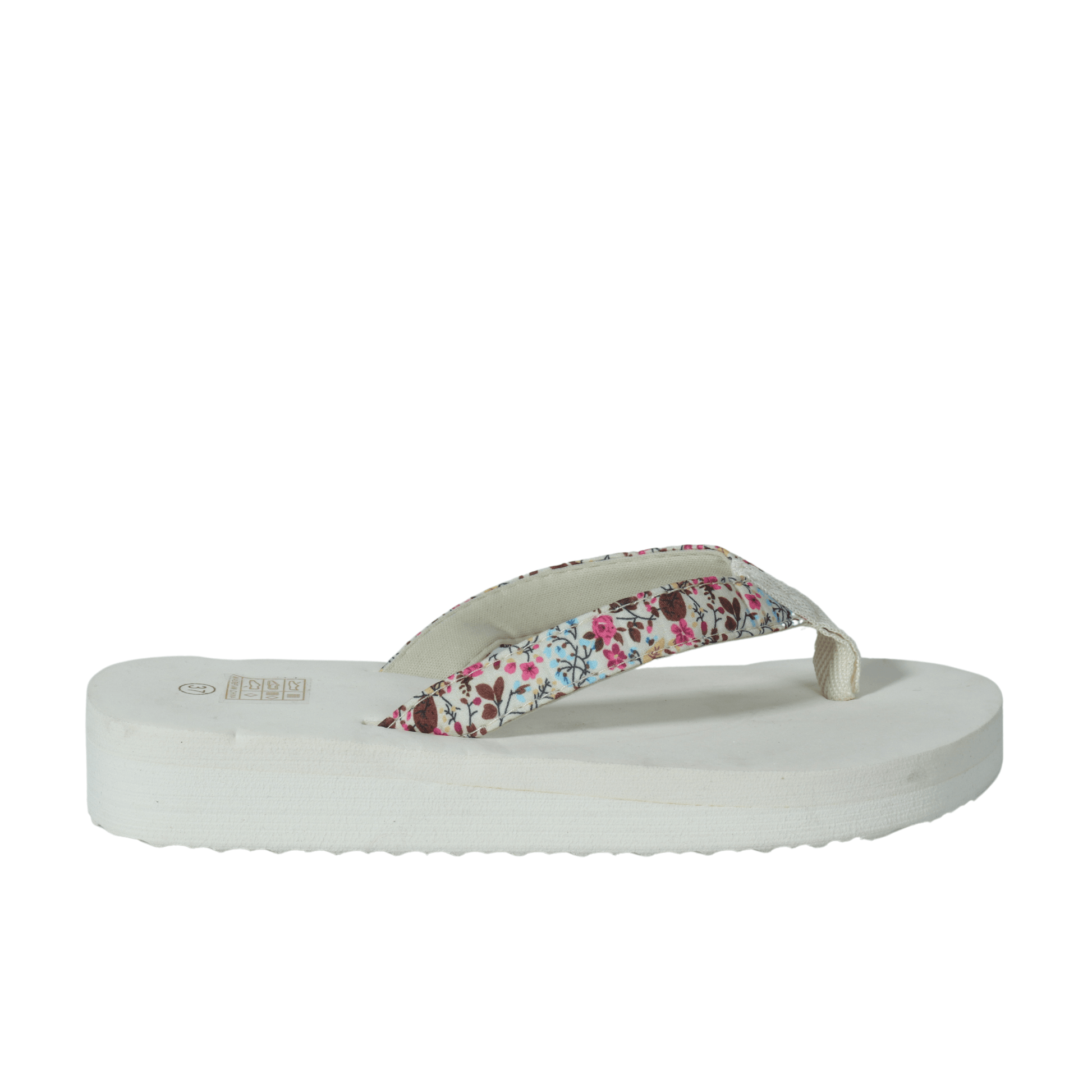 SHEIN Shein Womens Shoes 37 / Multi-Color SHEIN - Summer Floral Beach Slipper