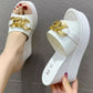SHEIN Shein Womens Shoes 36 / White SHEIN - Wedge Sandals