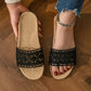 SHEIN Shein Womens Shoes 39-40 / Black SHEIN - Woven slippers
