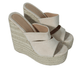 SHEIN Shein Womens Shoes 36 / Beige SHEIN - Woven wedge heels Sandals