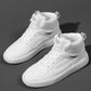 SHEIN Shein Womens Shoes 40 / White Sneakers High Top Lace-Up Front Skate Shoes