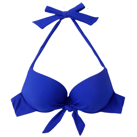 SHEIN Shein Womens Swimwear M / Dark Blue SHEIN - Classic Sold Color Swimwear Bra