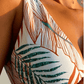 SHEIN Shein Womens Swimwear L / Multi-Color SHEIN - Leaf Print Knot One Piece Swimsuit