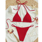 SHEIN Shein Womens Swimwear M / Red SHEIN - Minimalist Bikini