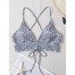 SHEIN Shein Womens Swimwear L / Multi-Color SHEIN - Polka dotted design bikini top