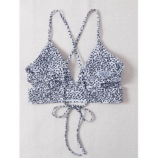 SHEIN Shein Womens Swimwear L / Multi-Color SHEIN - Polka dotted design bikini top