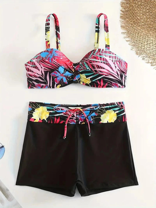 SHEIN Shein Womens Swimwear XL / Multi-Color SHEIN -  Push Up Bra Summer Beach Bikini
