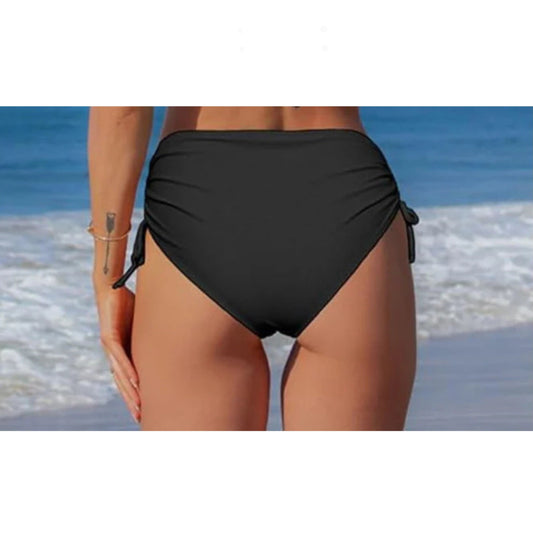 SHEIN Shein Womens Swimwear SHEIN - Rushed side bikini bottom