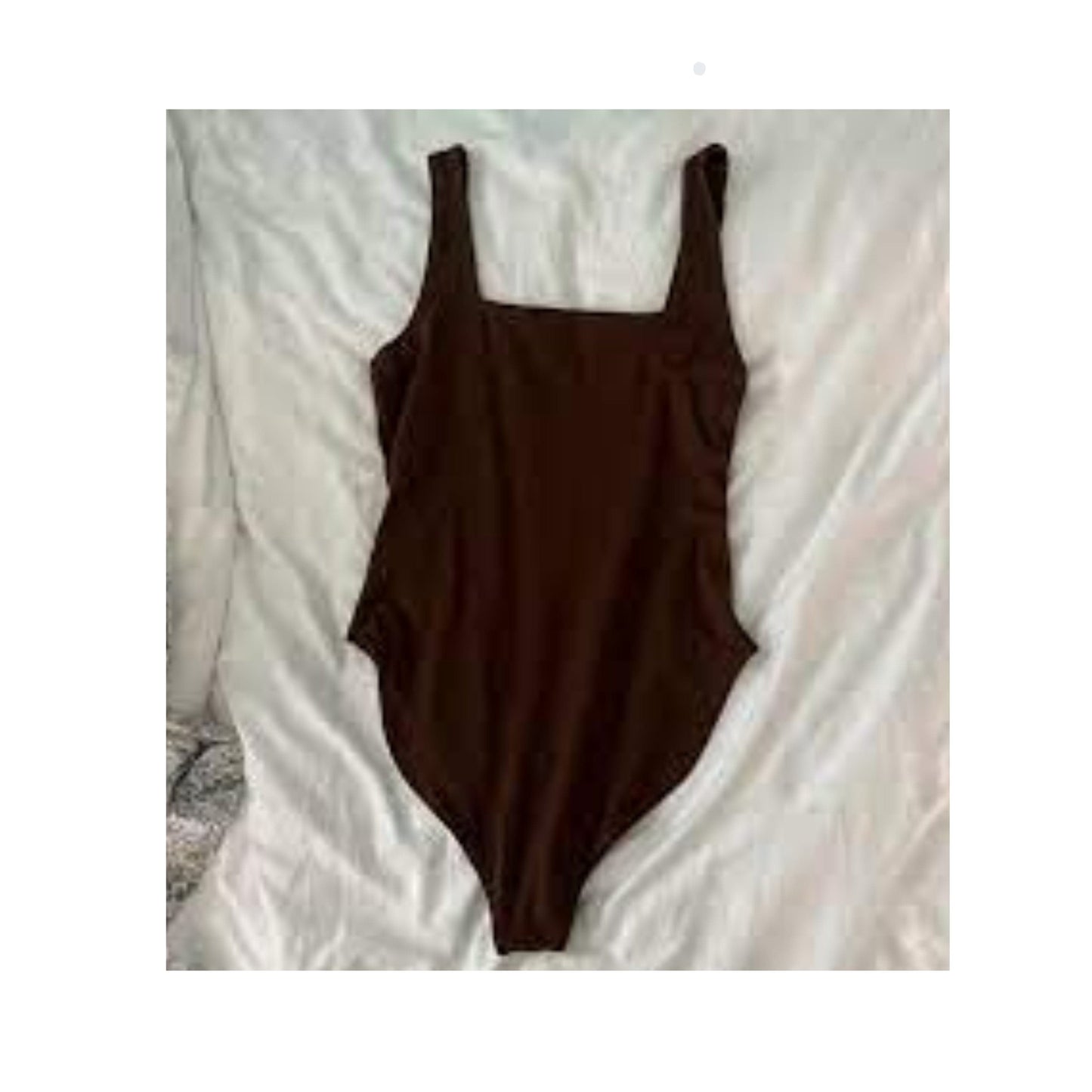 SHEIN Shein Womens Swimwear XXL / Black SHEIN -  Sleeveless Sold Color One Piece Swimwear