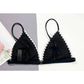 SHEIN Shein Womens Swimwear SHEIN - Stitched design bikini top