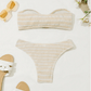 SHEIN Shein Womens Swimwear L / Multi-Color SHEIN -  Strapless Bikini Set