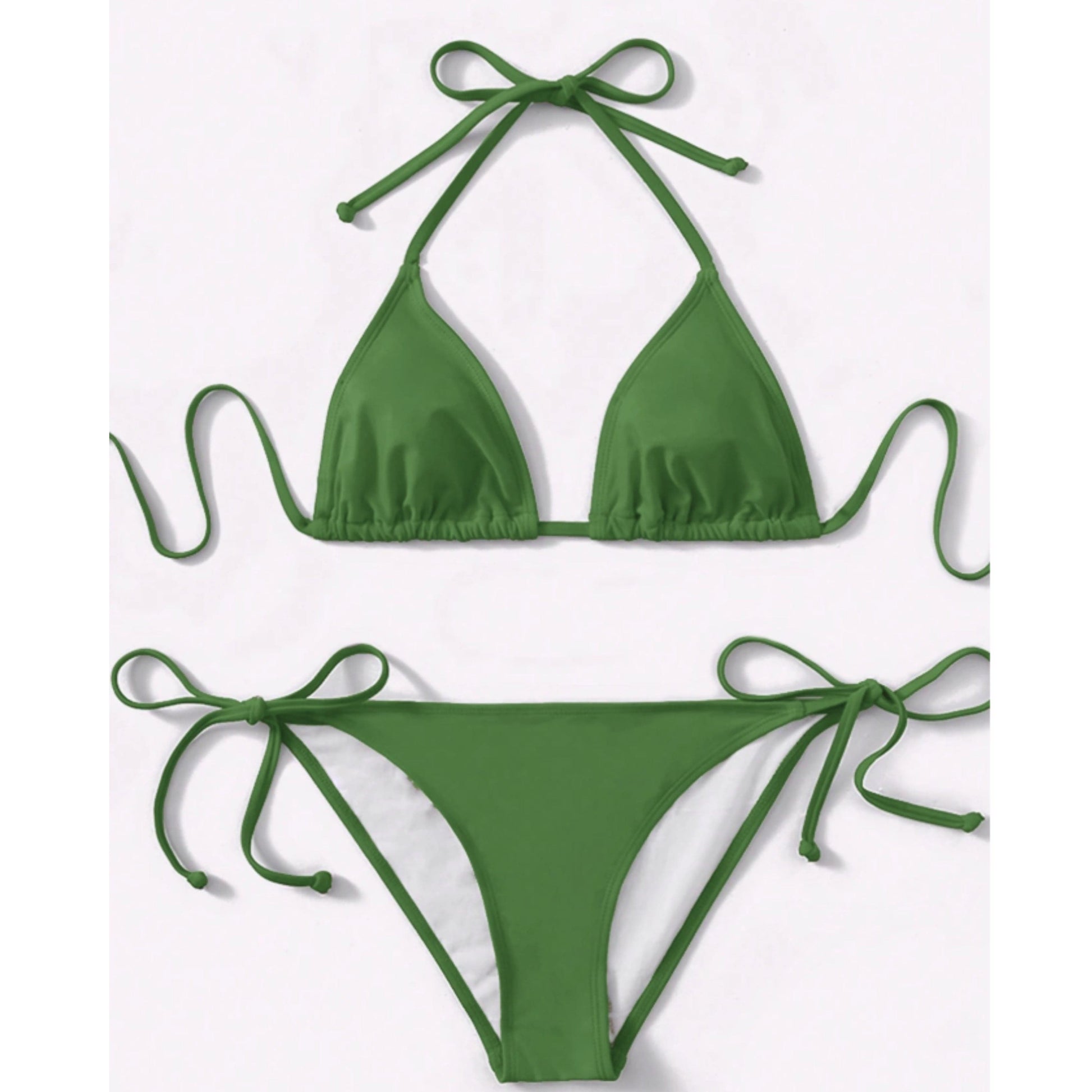SHEIN Shein Womens Swimwear XS / Green SHEIN -  Swim Summer Beach Monokini Set