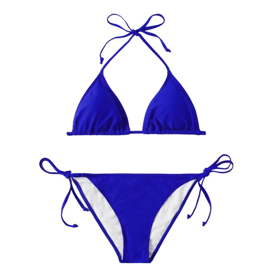 SHEIN Shein Womens Swimwear S / Blue SHEIN -  Swim Summer Beach Monokini Set