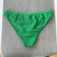 SHEIN Shein Womens Swimwear S / Green SHEIN - Textured Emerald Bikini Bottom
