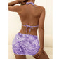 SHEIN Shein Womens Swimwear XL / Multi-Color SHEIN - Three piece skirt bra, briefs bikini