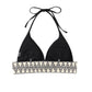 SHEIN Shein Womens Swimwear S / Black SHEIN - Top with Rank Badge Print Swimwear