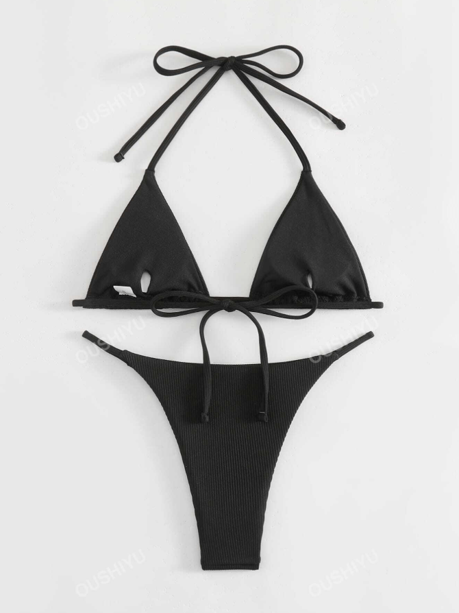 SHEIN Shein Womens Swimwear SHEIN - Triangle SwimWEAR Two Pieces