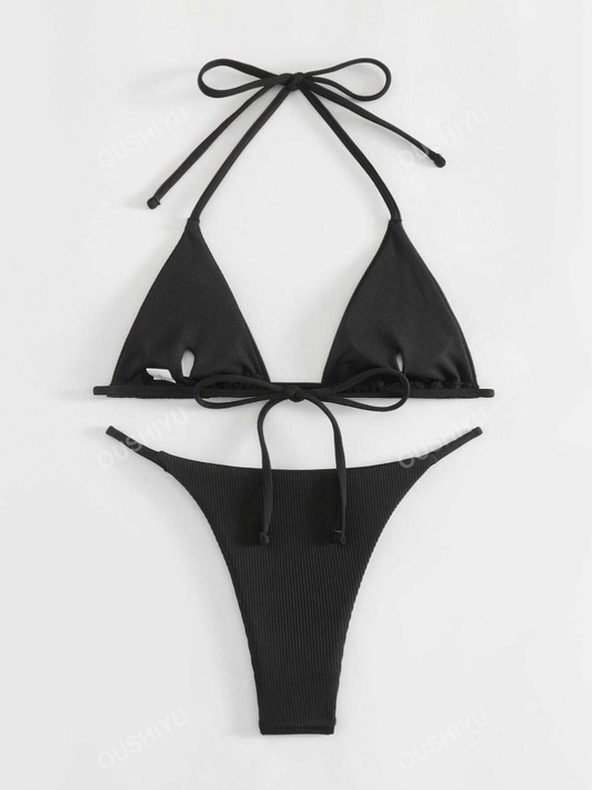 SHEIN Shein Womens Swimwear SHEIN - Triangle SwimWEAR Two Pieces