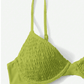 SHEIN Shein Womens Swimwear L / Green SHEIN - Two-Piece Bikini Set With Steel Support