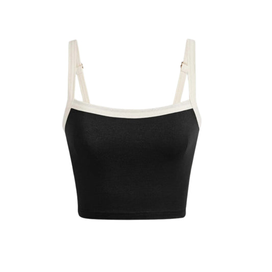 SHEIN Shein Womens Tops L / Black SHEIN -  Adjustable Strap Camisole