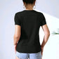 SHEIN Shein Womens Tops XXXXL / Black SHEIN - Butterfly cursive t-shirt
