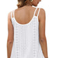 SHEIN Shein Womens Tops L / White SHEIN - Double strap lace design Tank top