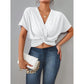 SHEIN Shein Womens Tops XL / White SHEIN - Eyelet lace crop top