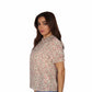 SHEIN Shein Womens Tops M / Multi-Color SHEIN - Floral Print Mock Neck Blouses