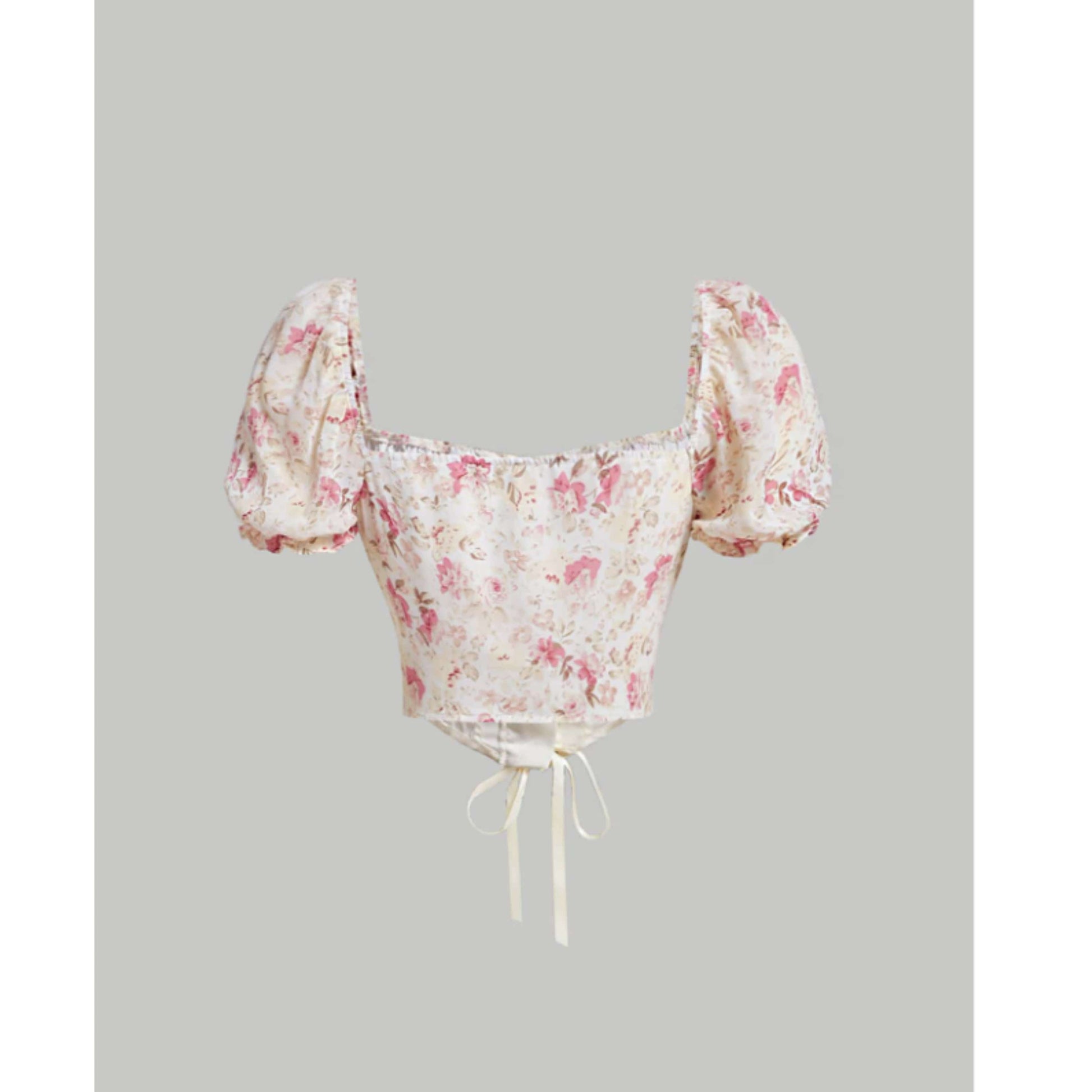 SHEIN Shein Womens Tops M / Multi-Color SHEIN - Floral Printed Crop Top